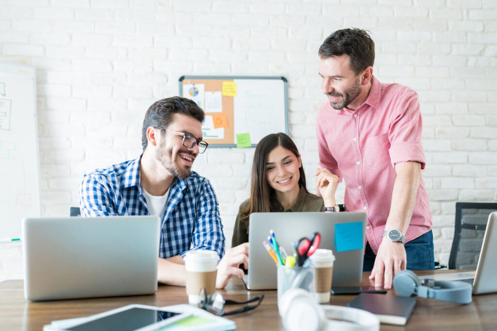 Team Of Business People In Office Meeting